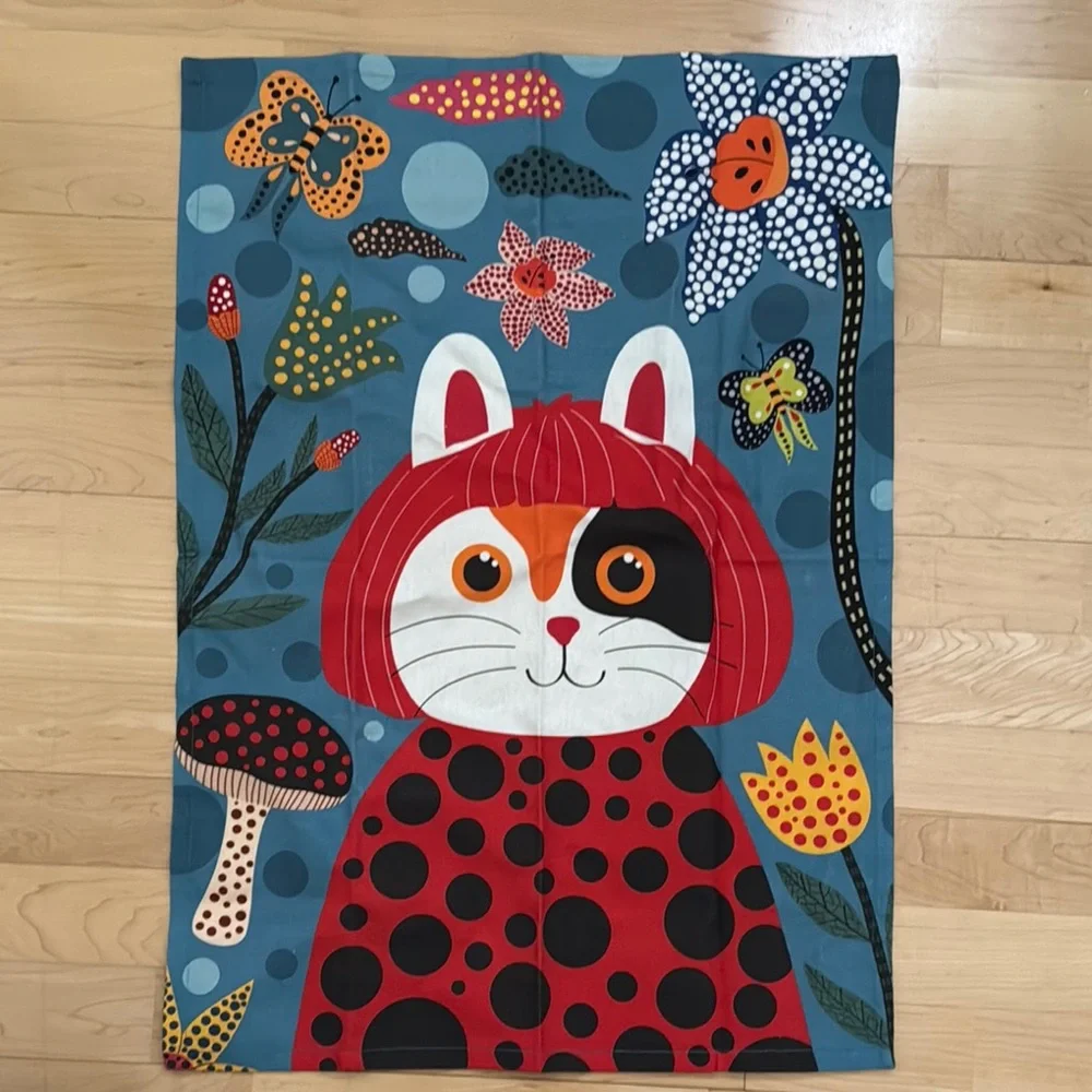 Colorful Cat Print tapestry